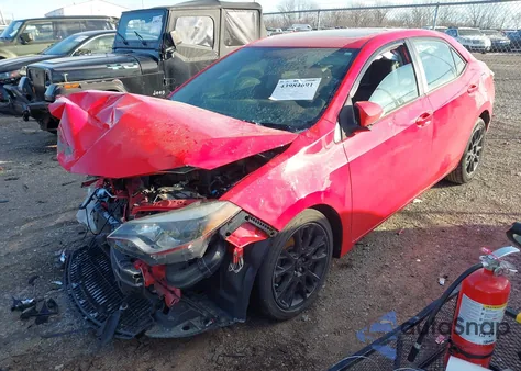 2016 Toyota Corolla S W/Special Edition Pkg from USA, damaged, VIN 2T1BURHE6GC607215